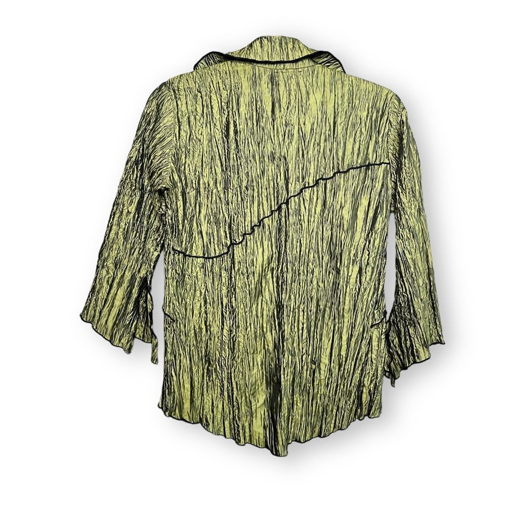Vintage 90s jacket crinkle fabric - Picture 3 of 9